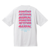 FUMIO ITO/Live with a Positive Mental Attitude！ T-shirt（ホワイト）